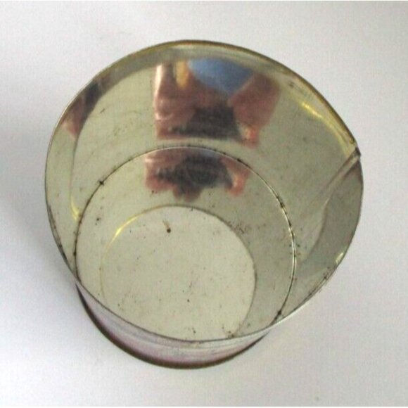 VTG E.Otto Schmidt Nurnberg Round Biscuit Tin Lebkuchen Und Honig Germany -Empty - Picture 13 of 13